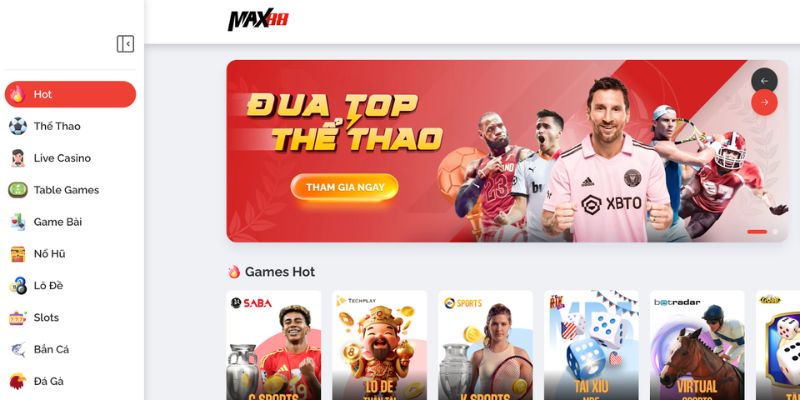 Thể thao Max88 hấp dẫn